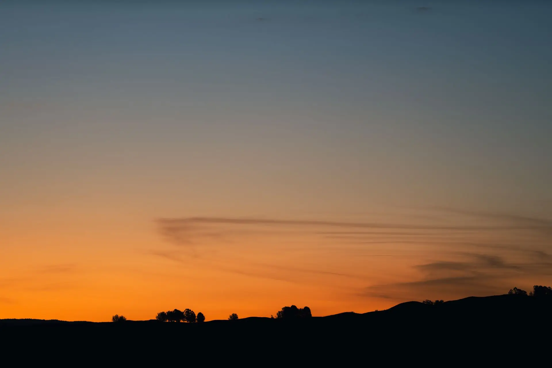 Sunset 17 The last glow of sunset before twilight sets in.