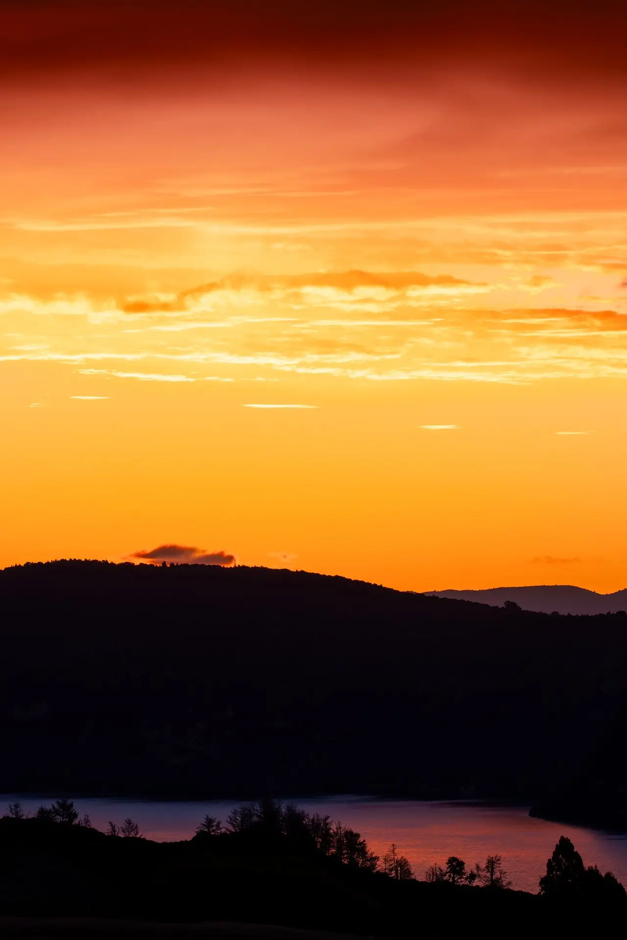 Shop Sunset over mountain