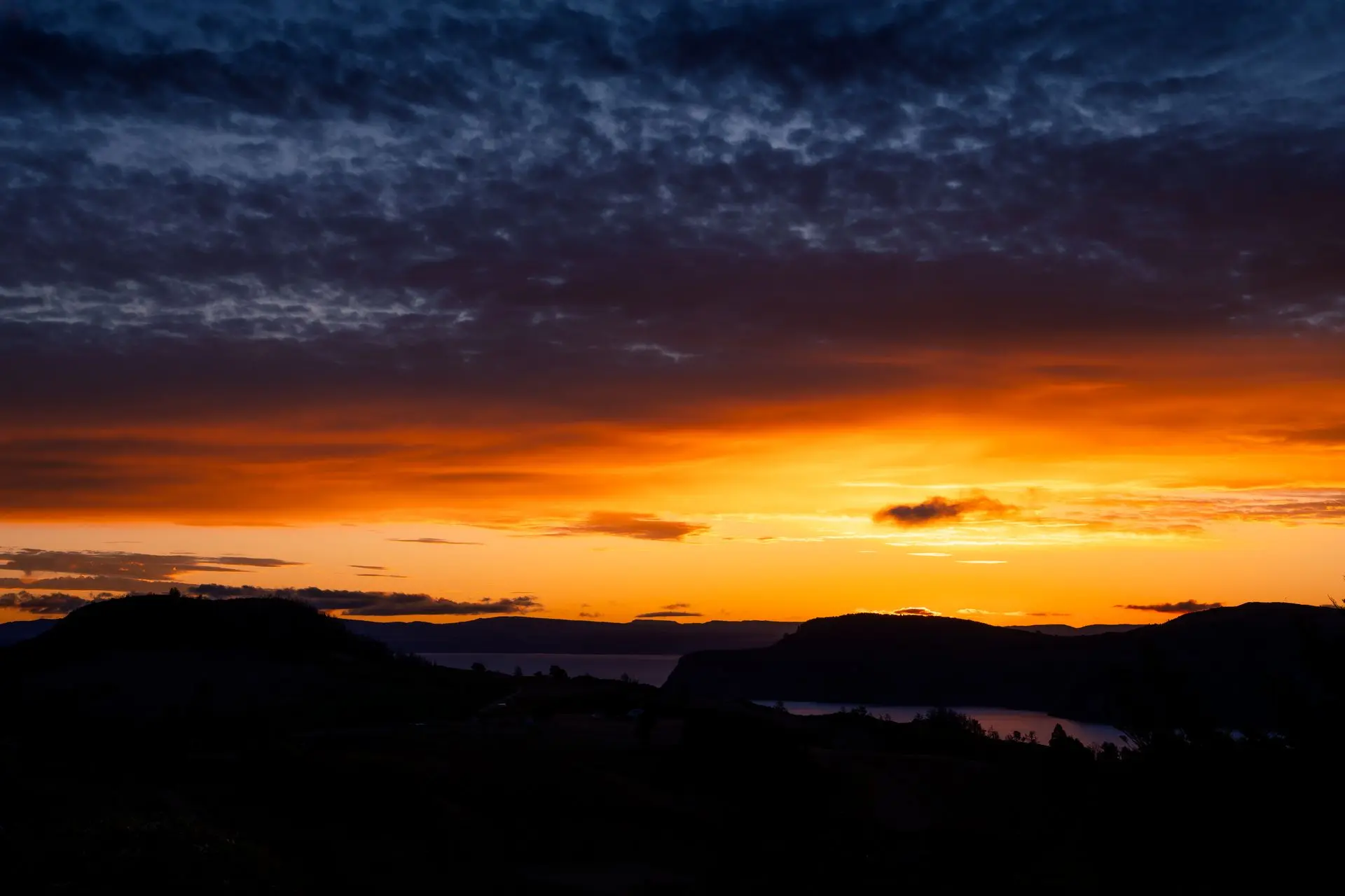 Sunset 6 A beautiful sunset over a lake