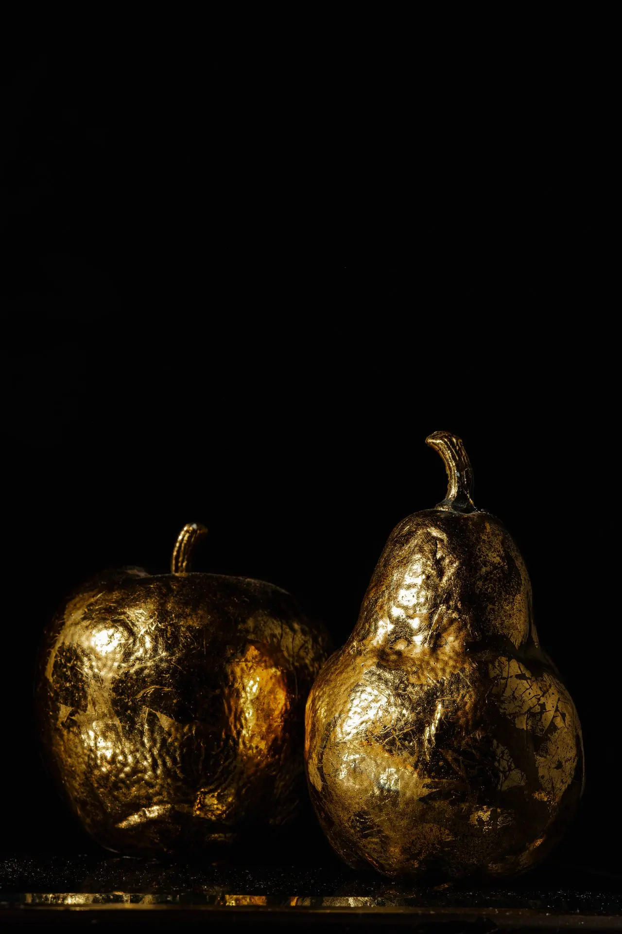 Gold Fruit Two golden fruit in sunlight