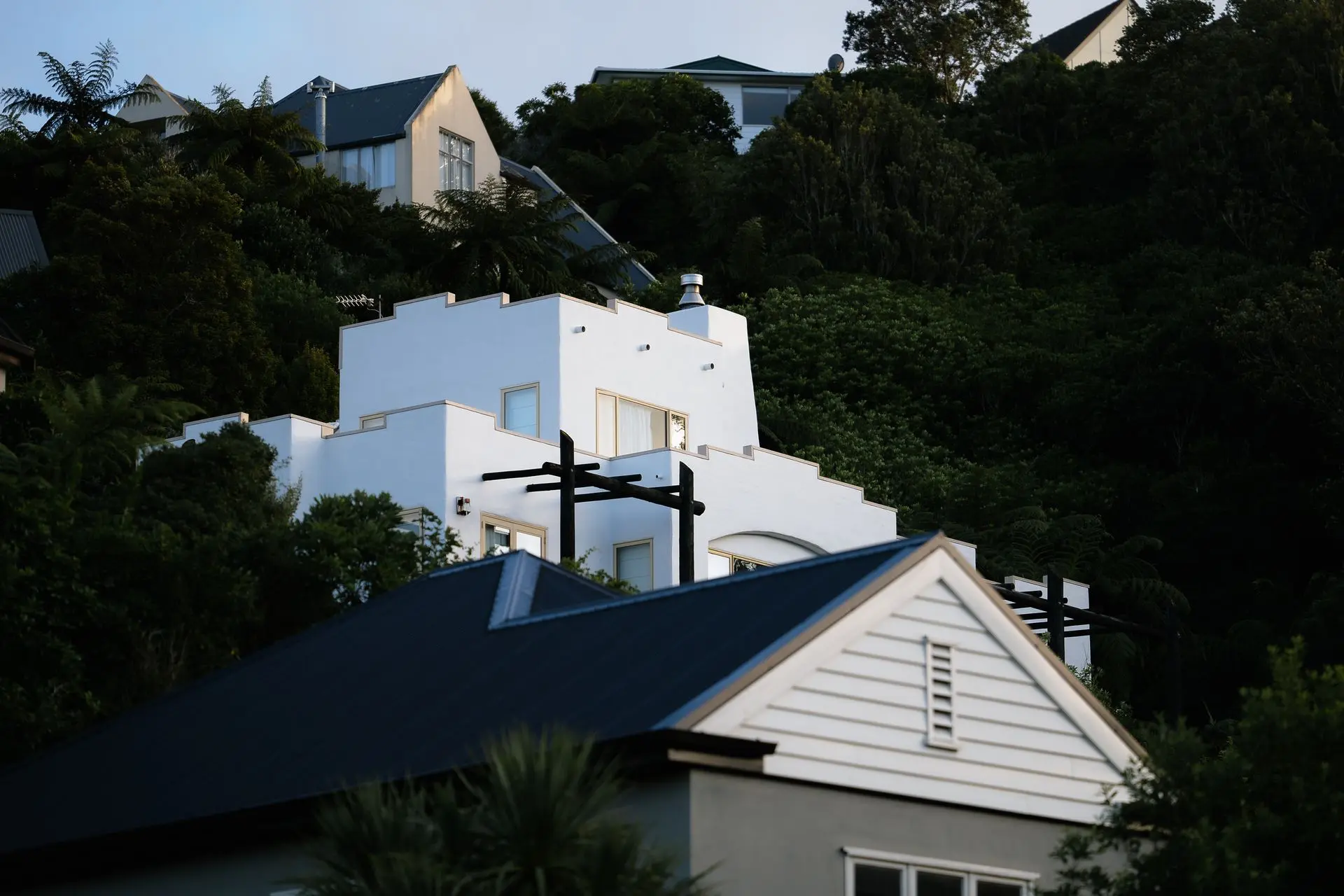 Shop Houses on a hill