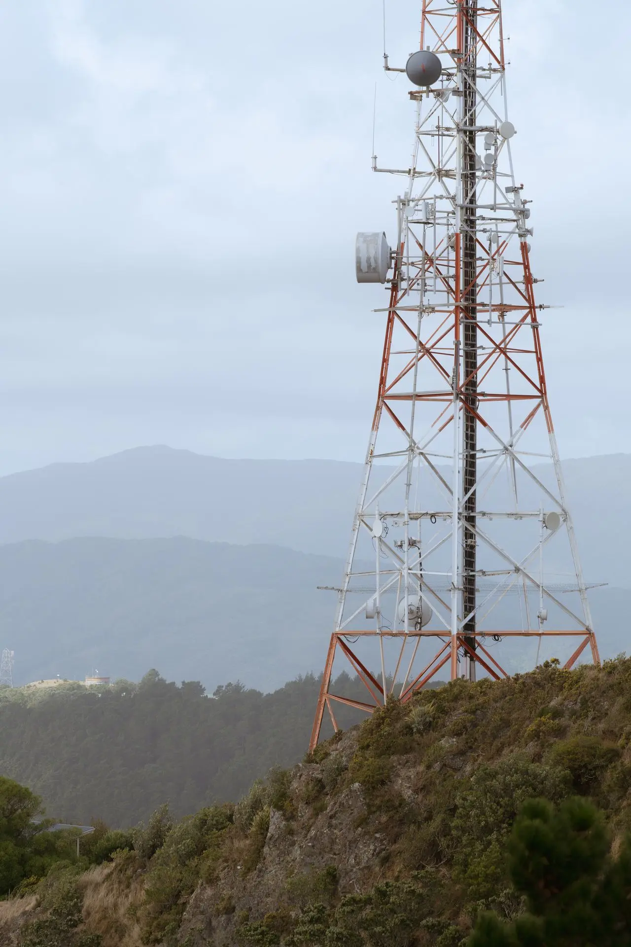 Radio Tower 1 A radio tower on a hill